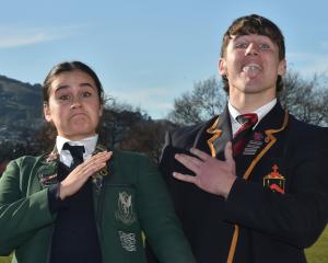 Columba and John McGlashan Colleges’ kapa haka group Te Tira Haere o te Hahi kaitataki wahine ...