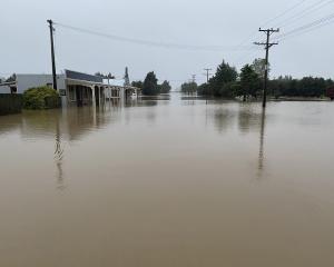 Flooding in Middlemarch in early 2021. File photo