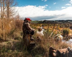 Kahurangi Mahuika sits in Te Nohoaka o Tukiauau/Sinclair Wetlands during the filming of upcoming...
