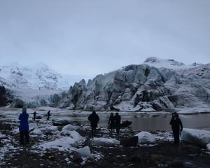 Icelandic glacier.