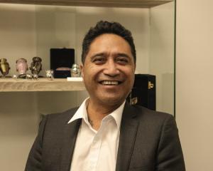 Paul Tamati at Affinity Funerals, where he works as a funeral director. PHOTO: RAWAN SAADI