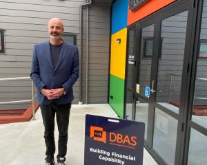 Dunedin Budget Advisory Service manager Andrew Henderson stands outside the service’s new site,...