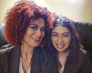 Singing sisters Rachael (left) and Jules Kesha will perform as Caramel Groove this Saturday....