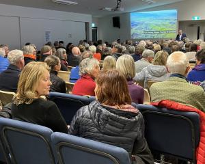 About 180 people gathered on Thursday night at the Wanaka Presbyterian Church in opposition to...