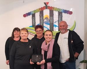 Y Drive team members (from left) Sharyn Kake, Liz Law, Ange Rattray, Jacinta (Jax) O’Connell...