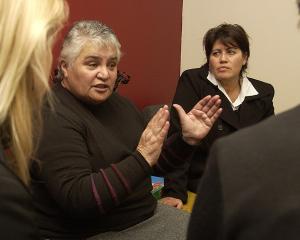 MP Tariana Turia speaks at Arai Te Uru Whare Hauora in 2004. File photo: Peter McIntosh