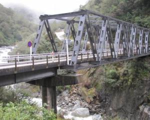 The Gates of Haast bridge. File photo 