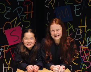 Rhiannon, left, and Tatum Hookey readying to hit the stage in Invercargill next weekend. PHOTO:...