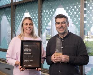University of Otago organisational delivery senior project manager Kirsten Eichstaedt and capital...