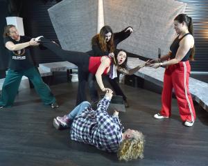 Neurospice Girls rehearsal. PHOTO: ODT FILES