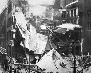 The Pickwick Club, a nightclub in Boston’s Chinatown district, which collapsed on July 4, 1925...