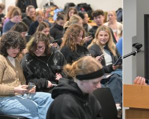 University of Otago students attending the new Otago Biochemistry and Genetics Student...