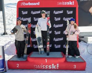 Young skier Mischa Thomas places first at the Corvatsch Freeski Halfpipe European Cup. PHOTO:...