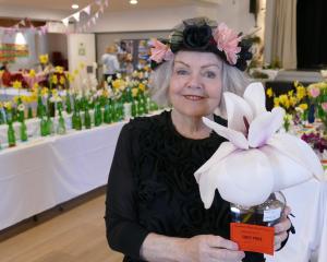 Arrowtown Horticultural Society president Mary Phillips pictured at last year’s Arrowtown Spring...