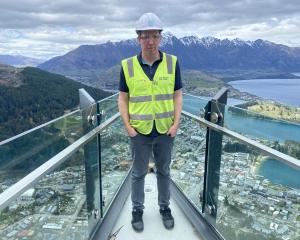 Project director Nick Cournane on a special sightseeing spot. PHOTO: PHILIP CHANDLER


