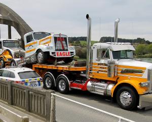Porter’s supplied three for the price of one, with a brace of racing trucks. PHOTOS: NICK BROOK