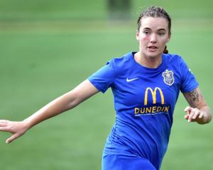 American Mackenzie Rastatter is loving life with Southern United in the National League. PHOTO:...