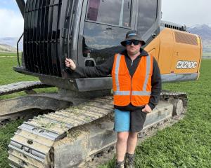 Tarras contractor Michael Duncan is looking forward to employing even more staff and greater work...