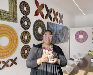 Dunedin artist Ana Teofilo basks in the light of her new gallery and studio in Prince Albert Rd....