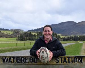 Southland Hinds front rower Grace Duthie on Waterloo Station, a sheep and beef property her...