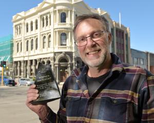 Structural engineer and heritage advocate Stephen Macknight, pictured near the Duke of Wellington...