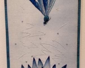 Fiona Crowther Aker was awarded a merit prize for her work The Blue Lotus and the Dragonfly . The...