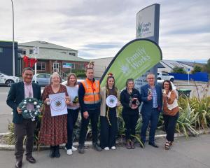 Gearing up for this year’s Christmas Angels project are (from left) Presbyterian Support South...