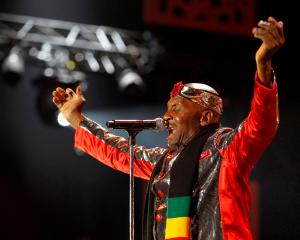 Jimmy Cliff performing during the 10th Mawazine World Rhythms international music festival in...
