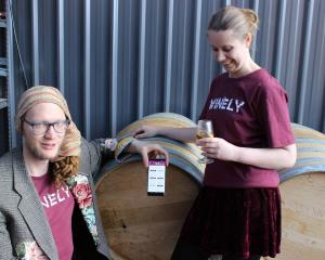 Winely co-founders Jacob Manning and Abbe Hyde. Photo: supplied