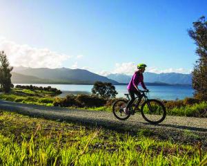 A completed section of the Lake2Lake Trail at Te Anau. PHOTO: ODT FILES