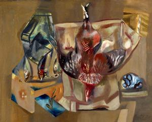 Red Cockerel (1924, oil on canvas) by Frances Hodgkins (b.1869 d.1967). Collection of the Dunedin...