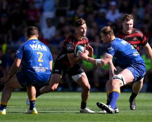 Andrew Knewstubb playing for NPC winners Canterbury against Otago last month. Photo: Getty Images