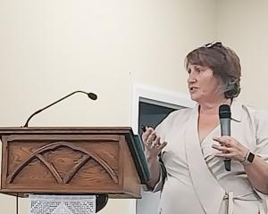 Health New Zealand hospital funding director Rachel Haggerty presents proposals for the future of...