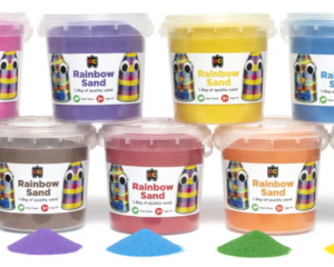 One of the affected play sand brands. Photo: Supplied / Product Safety NZ