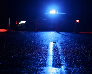 Police were called to the site of the two-vehicle incident at about 10pm yesterday.&nbsp;Photo:...