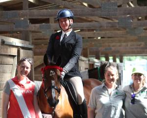 Showing they can cut it with the best at the Royal New Zealand A&amp;P Show recently are (from...