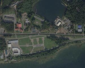 Satellite imagery from 2023 shows Vladimir Putin's residential complex in Roshchino, Novgorod...