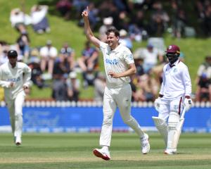 Jacob Duffy claimed a 5-wicket haul to leave the Black Caps chasing just 56 to win. Photo: Getty...