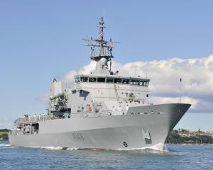 Offshore patrol vessel the Otago. PHOTO: DEFENCE FORCE (file)