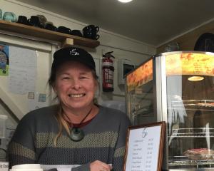 Leanne Harling at the Camphill Coffee Cart in 2021. File photo: Marjorie Cook