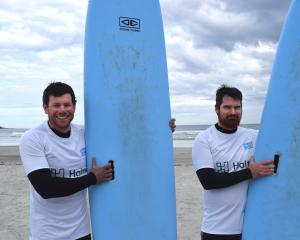 Shannon Bunn and Daniel Bellamy, both of Momona.