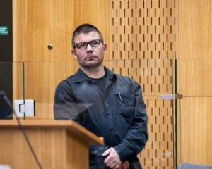 Michael Scott Rodger is on trial for murdering Richard Leman. Photo: RNZ / Nathan Mckinnon