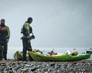 A still from 100 Days in Fiordland which follows three adventurers spending 100 winter days deep...