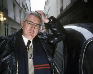 Len Deighton poses during a 1986 portrait session in Paris. PHOTOS: GETTY IMAGES