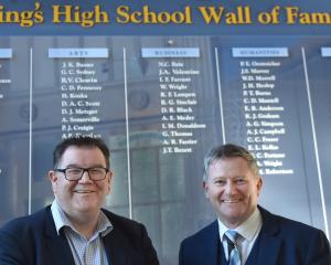 University of Otago vice-chancellor and former finance minister Grant Robertson (left) and King’s...