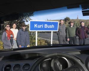 Kuri Bush residents (from left) Anette Seifert, Keryn Jenkins, Tony Reeder, David Fisher, John...