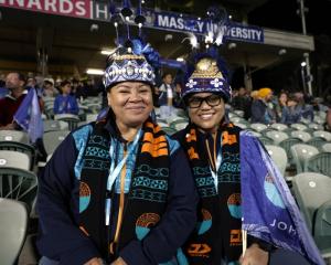 Moana Pasifika fans ahead of the team's final home game. Photo: RNZ/Coco Lance