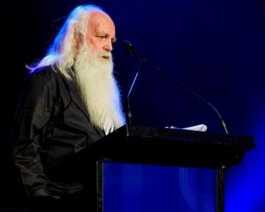 Baird after receiving his service to sports award at the Otago Sports Awards held at Dunedin’s...