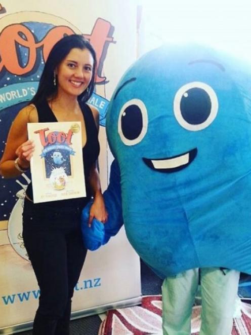 Joy Ramirez created the character Toot the Whale. Photo Instagram
