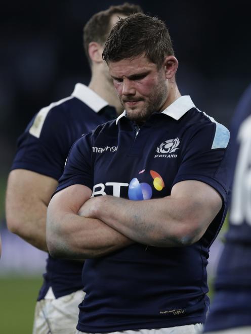 A dejected Ross Ford after the match. Photo: Action Images via Reuters